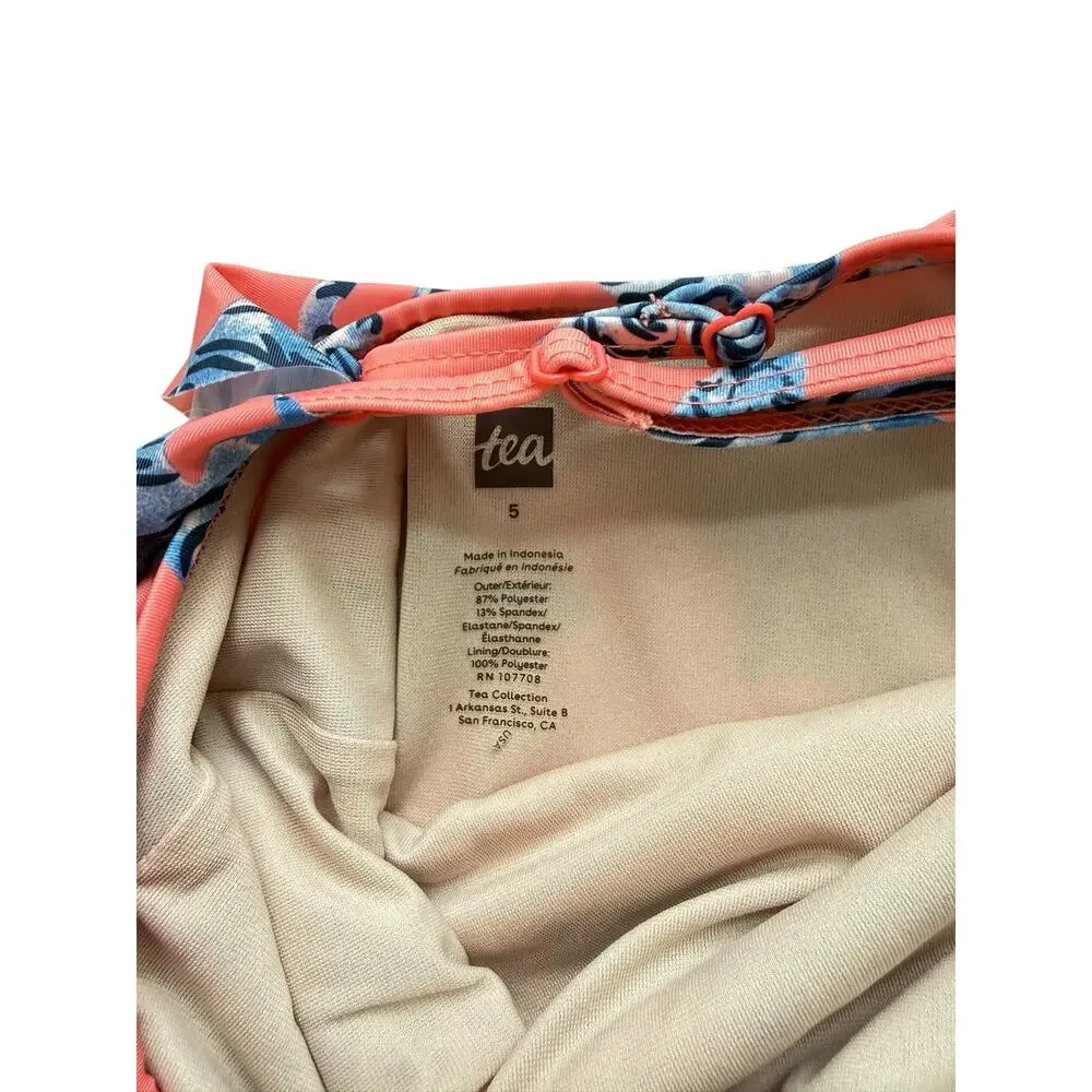 Tea Collection Portugal Tiger Onepiece Swimsuit Size 5